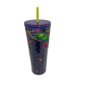 Starbucks 2023  floral & leaves cold cup 24 oz tumbler NWT